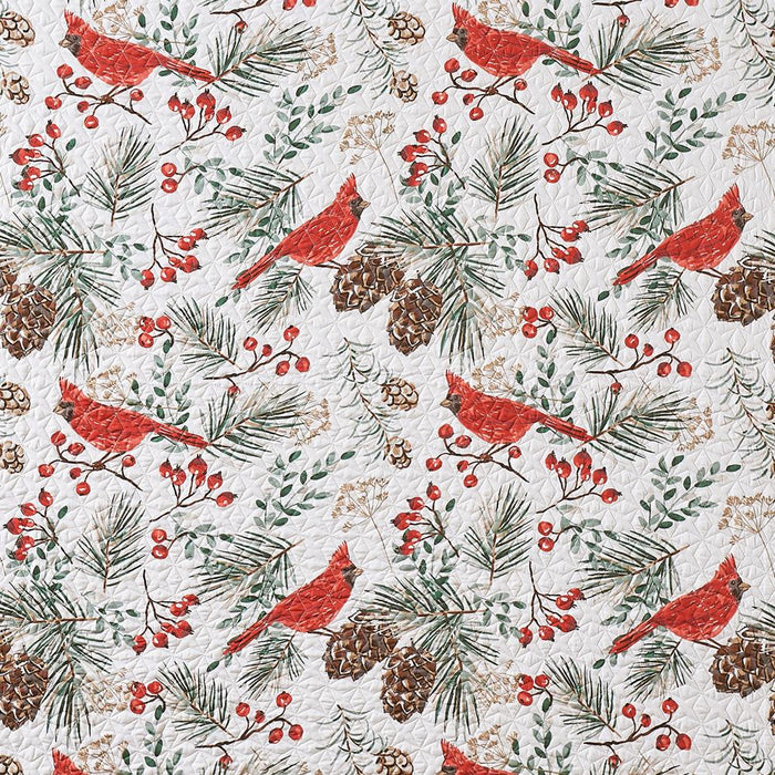 Greenland Home Fashions Cardinal Plaid Luxurious Super Soft Plush Throw Blanket 50" x 60" Red