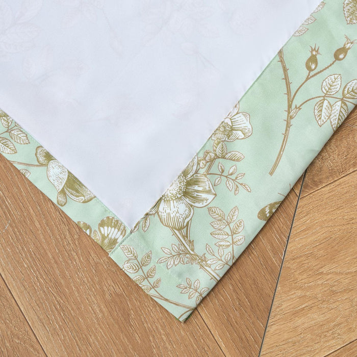 Greenland Home Fashions Olivia Light Filtering Semi Sheer 3" Rod Pocket Window Panel Pair 42" x 84" Mint