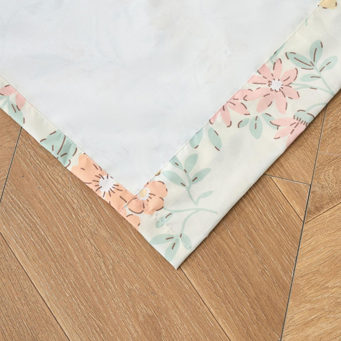 Greenland Home Fashions Chloe Light Filtering Semi Sheer 3" Rod Pocket Window Valance 84" x 16" Pastel