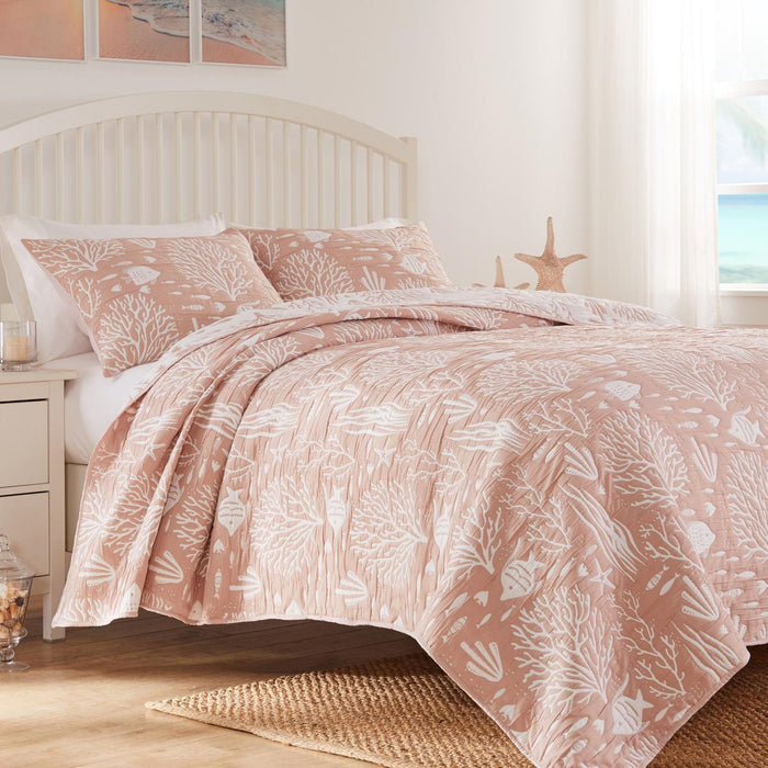 Greenland Home Fashions Marina High Quality Reversible Coverlet Set