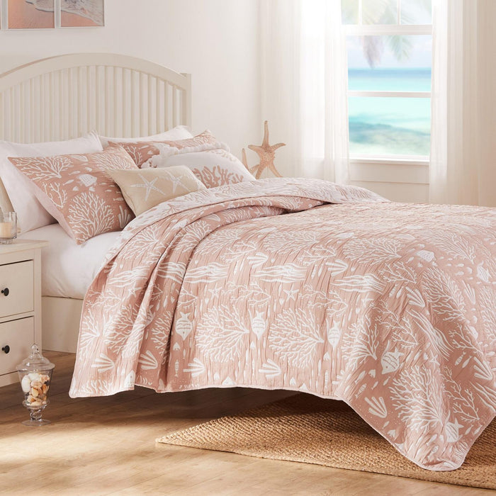 Greenland Home Fashions Marina High Quality Reversible Coverlet Set