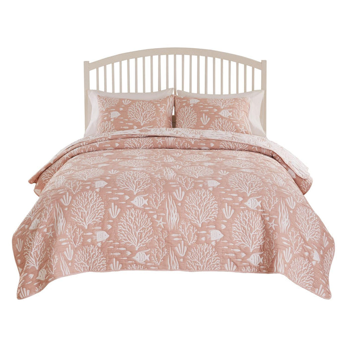 Greenland Home Fashions Marina High Quality Reversible Coverlet Set