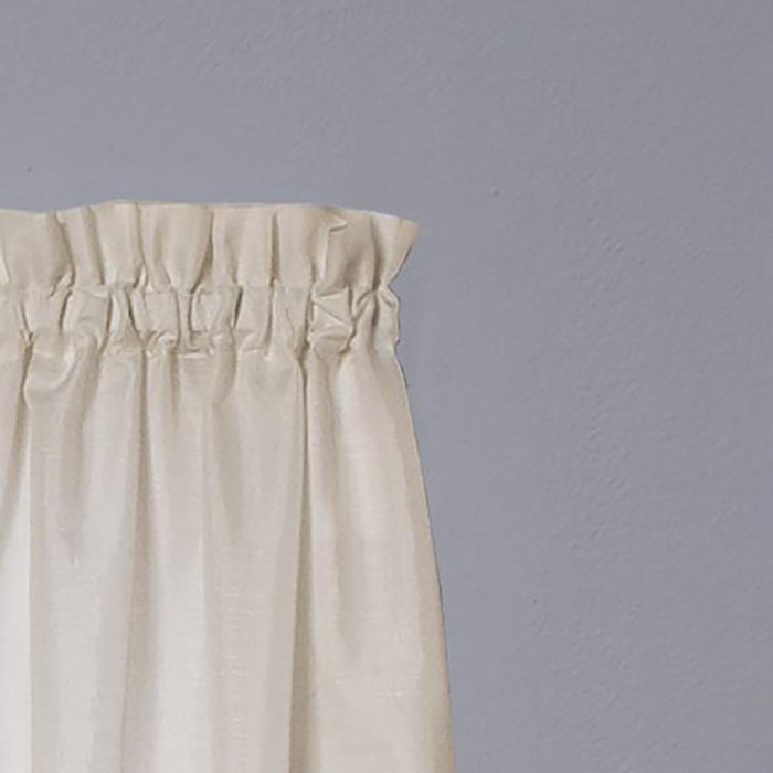 Saturday Knight Ltd Seabreeze Linen Textured Window Swag - 57x36"