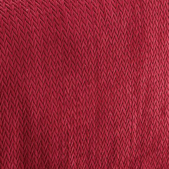 Jacquard Microplush Soft Premium Microplush Braided Blanket Burgundy by Plazatex
