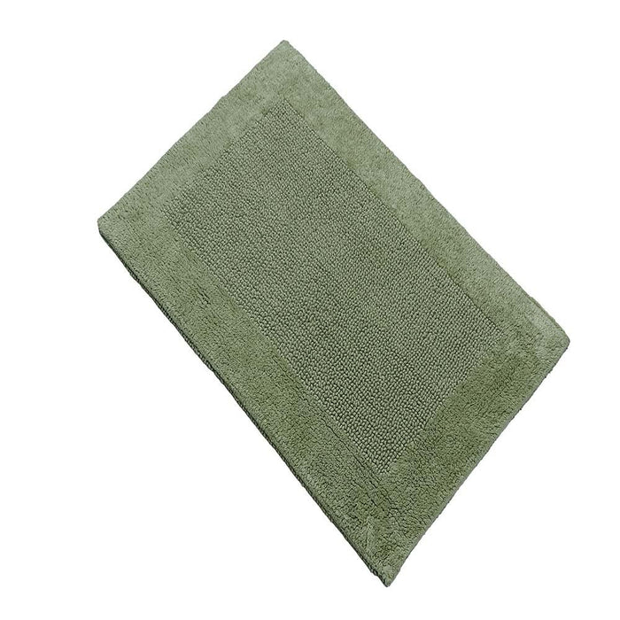 Knightsbridge Bella Napoli 220 GSF Reversible Bath Rug 17 x 24 - Sage