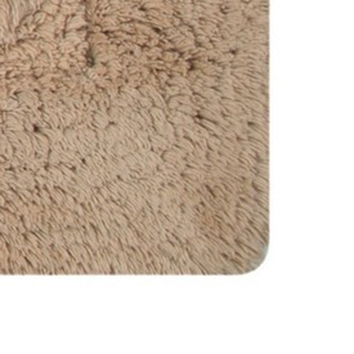 Knightsbridge Chain Bath Rug Cotton Non Skid Back - Natural