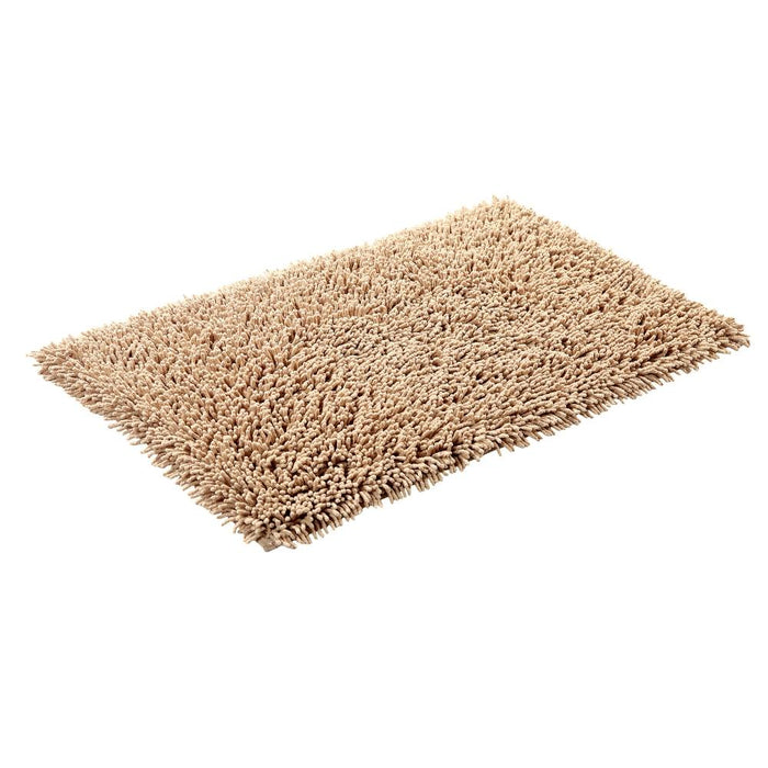 Knightsbridge Chenille Shaggy 220 GSF Non Skid Back Bath Rug 17 x 24