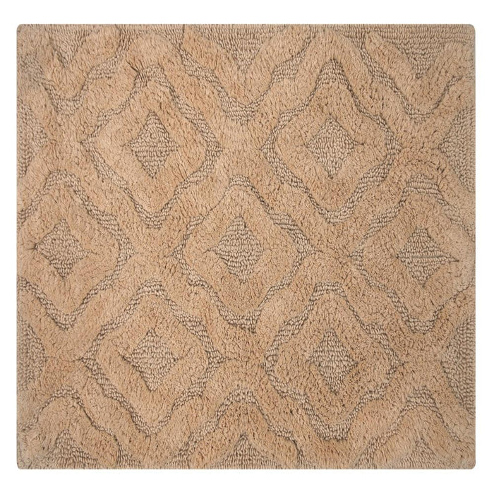 Knightsbridge Link Bath Rug Cotton Non Skid Back - Natural