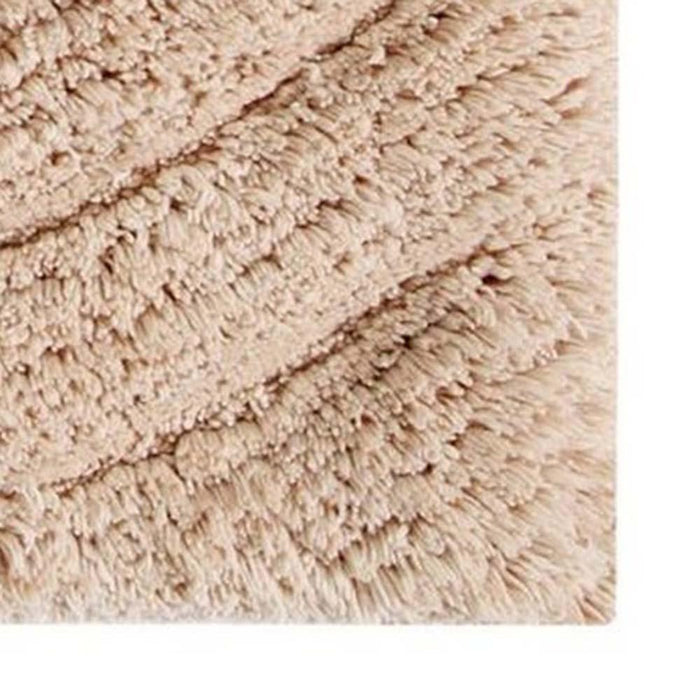 Knightsbridge Echo 220 GSF Non Skid Back Bath Rug 20 x 30 - Natural