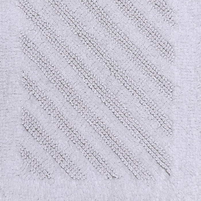 Knightsbridge Shooting Star 220 GSF Reversible Bath Rug 20 x 30 - White