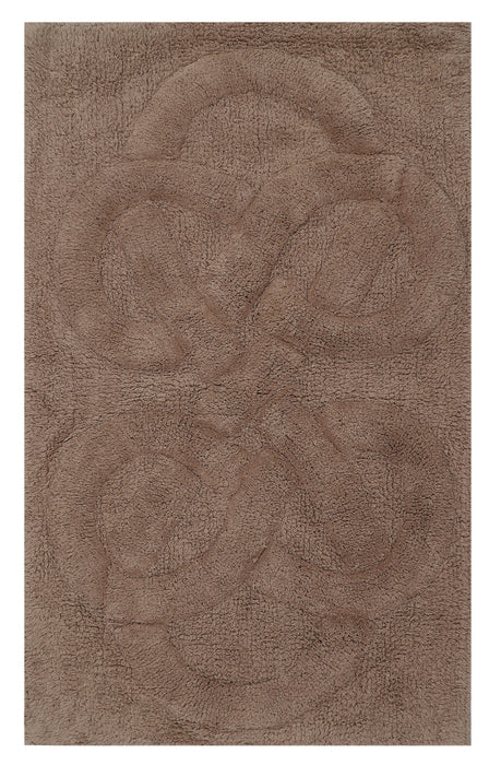 Knightsbridge Tuft Twisted 220 GSF Non Skid Back Bath Rug 20 x 30