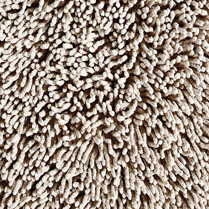 Knightsbridge Chenille Shaggy 220 GSF Non Skid Back Bath Rug 21 x 34