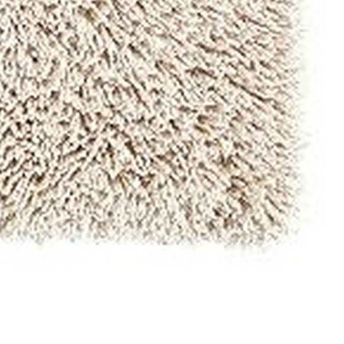 Knightsbridge Melbourne 220 GSF Non Skid Back Bath Rug 21 x 34 - Ivory