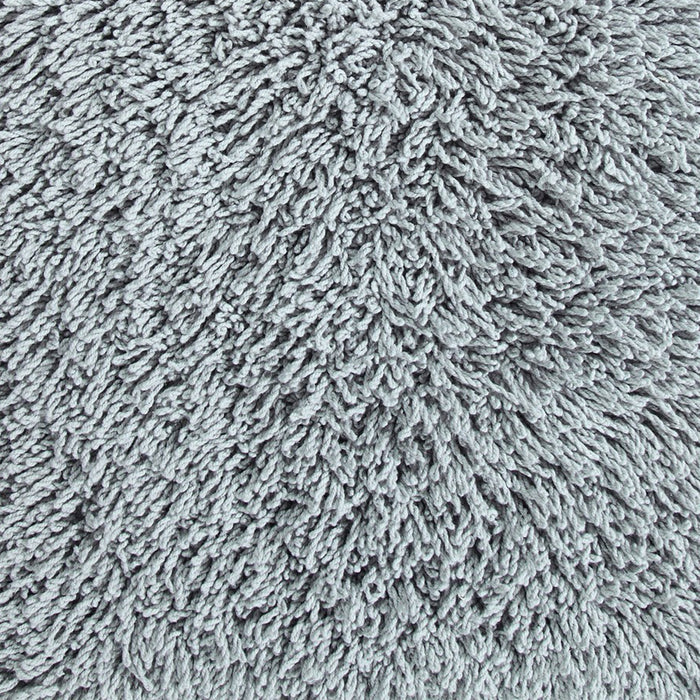 Knightsbridge Melbourne 220 GSF Non Skid Back Bath Rug 21 x 34 - Silver