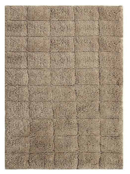 Knightsbridge Summer Tile 220 GSF Non Skid Back Bath Rug 21 x 34 - Stone