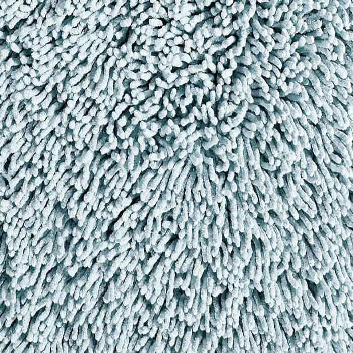 Knightsbridge Chenille Shaggy 220 GSF Non Skid Back Bath Rug 24 x 40 - Light Blue