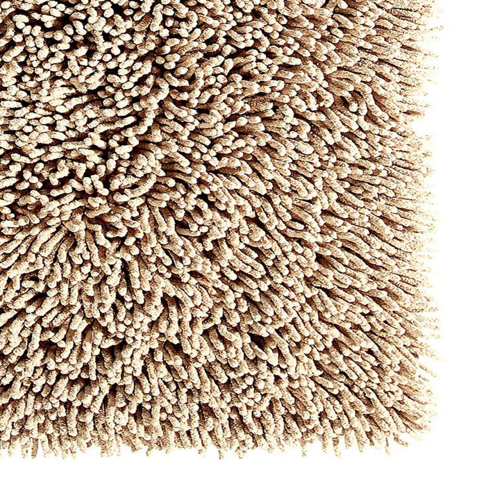 Knightsbridge Chenille Shaggy 220 GSF Non Skid Back Bath Rug 24 x 40
