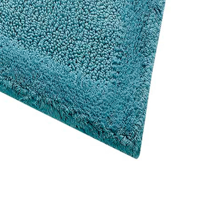 Knightsbridge Naples 220 GSF Non Skid Back Bath Rug 24 x 40 - Aqua