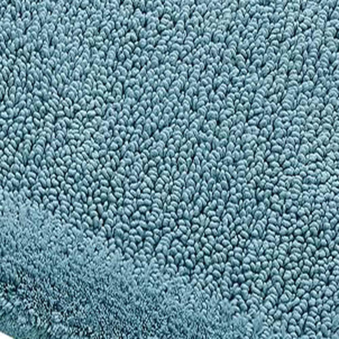 Knightsbridge Naples 220 GSF Non Skid Back Bath Rug 24 x 40 - Aqua