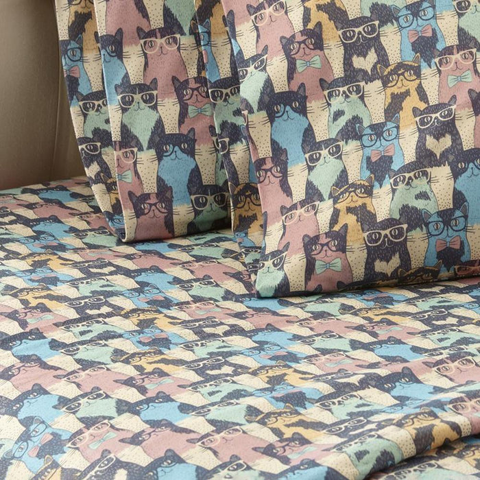 Shavel Micro Flannel Printed Sheet Set