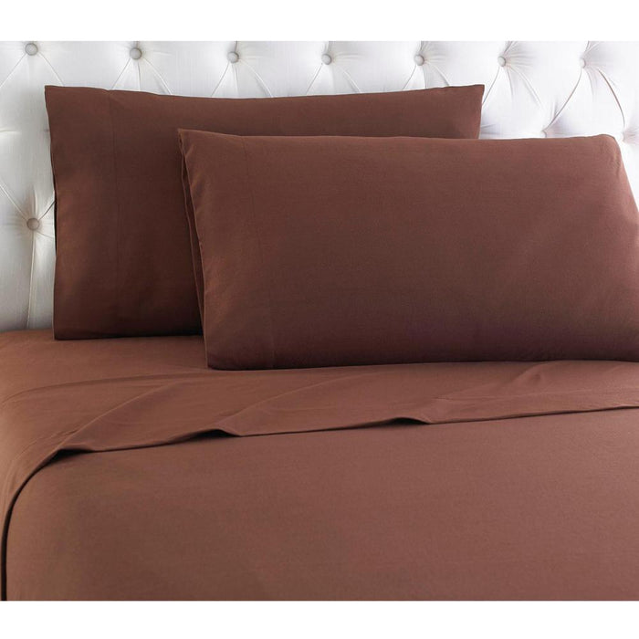 Shavel Micro Flannel High Quality Sheet Set Flat/Fitted Sheet and Pillowcases