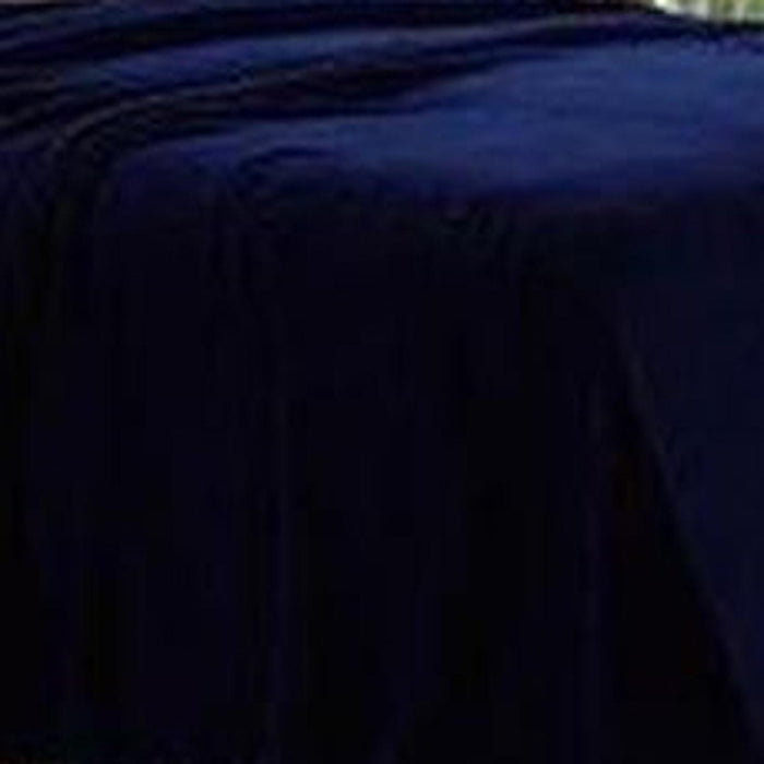 Plazatex Micro Plush Solid Blanket - Navy