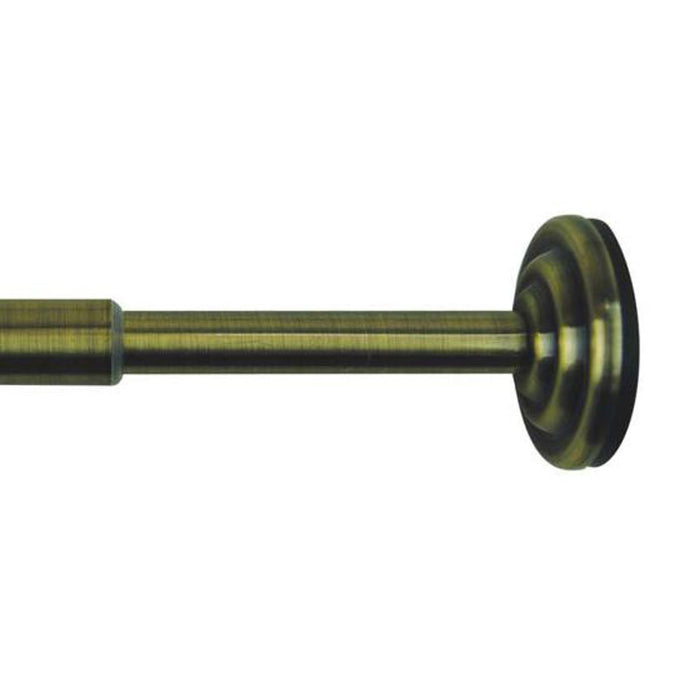 Versailles 1/2" Diameter Mini Tension Rod - Antique Brass