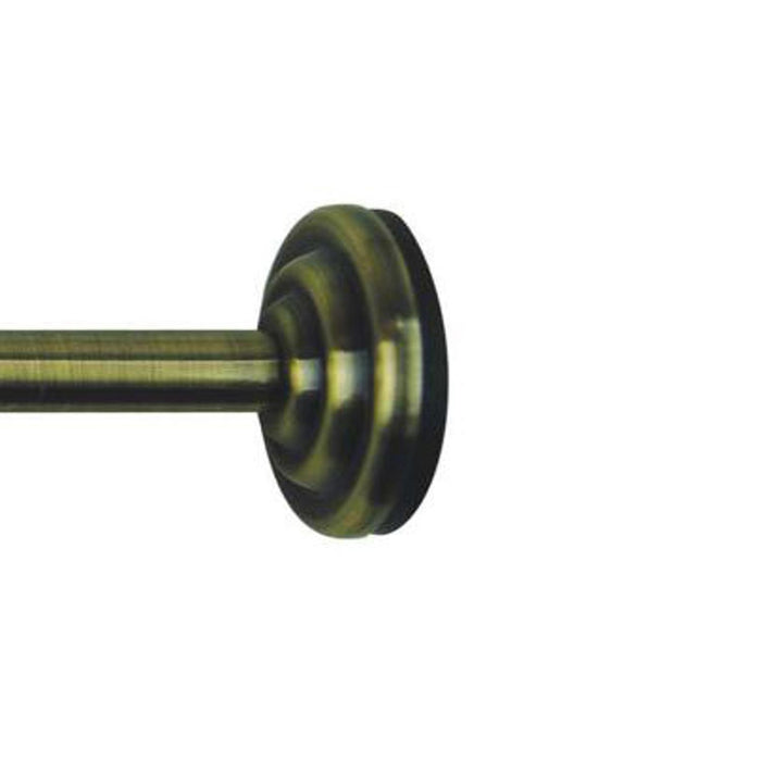 Versailles 1/2" Diameter Mini Tension Rod - Antique Brass