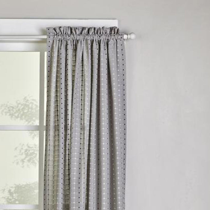 SKL Home Hopscotch Window Panel, 42x63 inches, Gray
