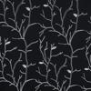 RT Designer Collection Luciana Embroidered Blackout Luxurious Decorative Grommet Curtain Panel Black