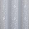 RT Designer Collection Lilian Embroidered Blackout Luxurious Decorative Grommet Curtain Panel Silver