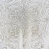 RT Designer Collection Helena Halo Foil Blackout Luxurious Decorative Grommet Curtain Panel 54" x 90" White