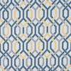 RT Designer Collection Rory Printed Blackout Luxurious Decorative Grommet Curtain Panel Yellow