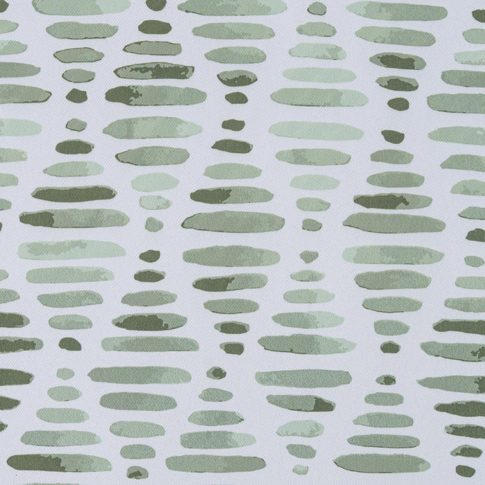 RT Designer Collection Justice Printed Blackout Luxurious Decorative Grommet Curtain Panel Sage