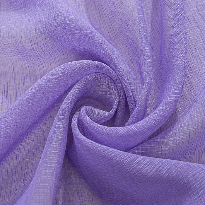 RT Designers Collection Astro Textured Rod Pocket Curtain Panel 54" x 90" Lilac