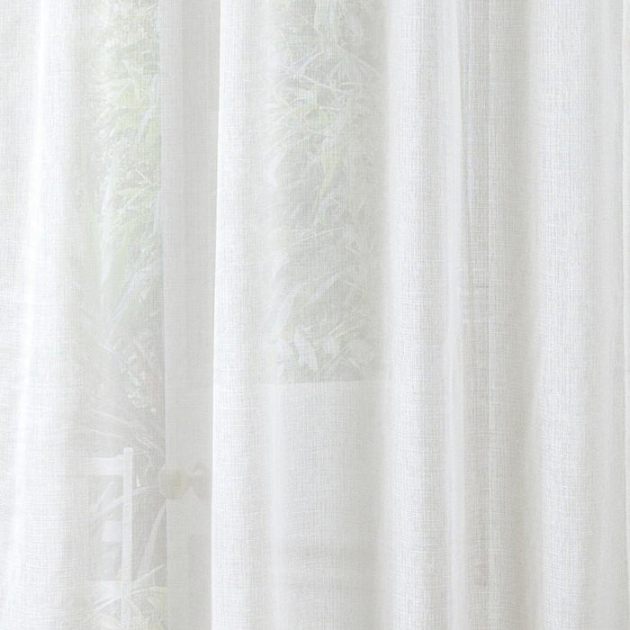 RT Designers Collection Astro Textured Rod Pocket Curtain Panel 54" x 90" White
