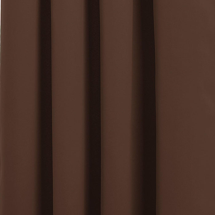RT Designers Collection Anchorage Blackout Grommet Curtain Panel 54" x 84" Chocolate