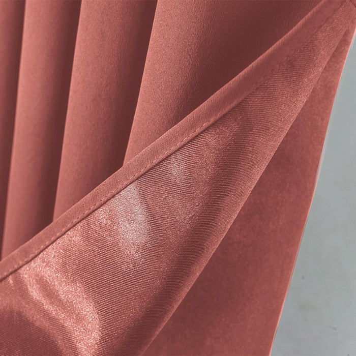 RT Designers Collection Anchorage Blackout Grommet Curtain Panel 54" x 84" Coral