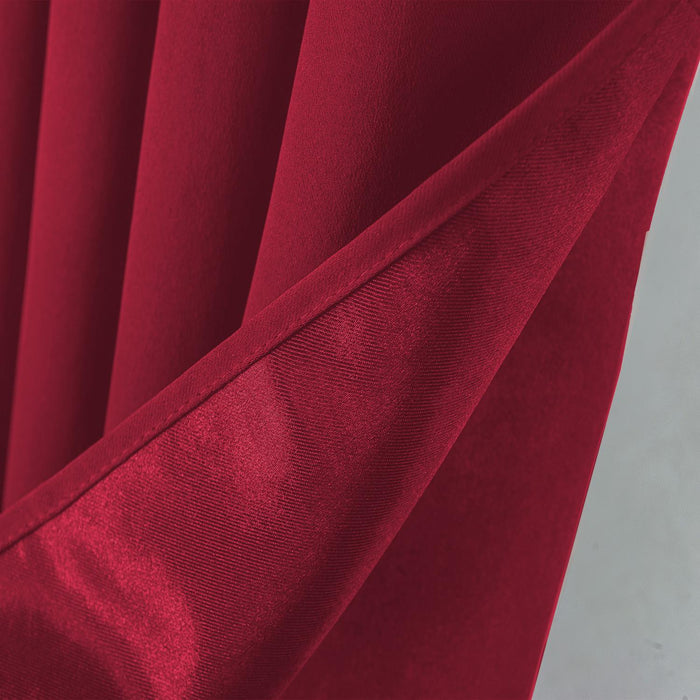 RT Designers Collection Anchorage Blackout Grommet Curtain Panel 54" x 84" Red