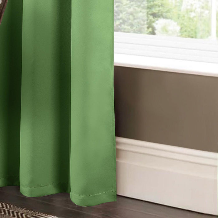 RT Designers Collection Anchorage Blackout Grommet Curtain Panel 54" x 84" Sage