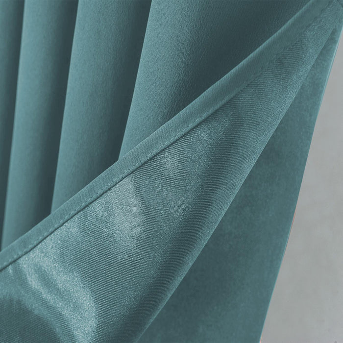 RT Designers Collection Anchorage Blackout Grommet Curtain Panel 54" x 84" Turquoise