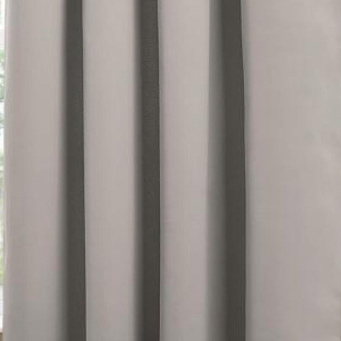 Olivia Gray Anchorage Blackout Grommet Single Curtan Panel - 54x90", Silver