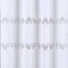 RT Designer Collection Alice Macrame Luxurious Decorative Rod Pocket Curtain Panel 54" x 84" White