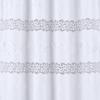 RT Designer Collection Antonia Macrame Luxurious Decorative Rod Pocket Curtain Panel 54" x 84" White