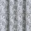 RT Designer Collection Brent Jacquard Luxurious Decorative Grommet Curtain Panel 54" x 84" Silver