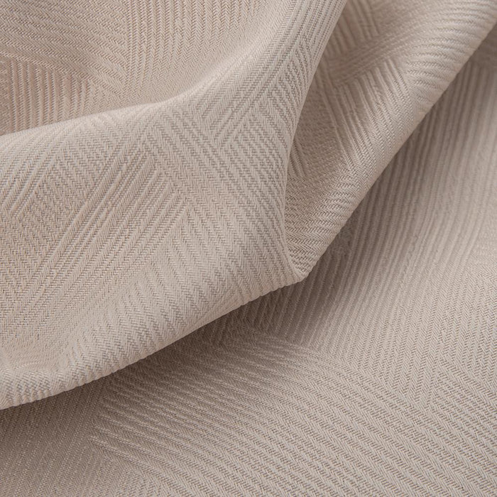 RT Designers Collection Barron Two Pack Premium Grommet Curtain Panel 54" x 84" Beige