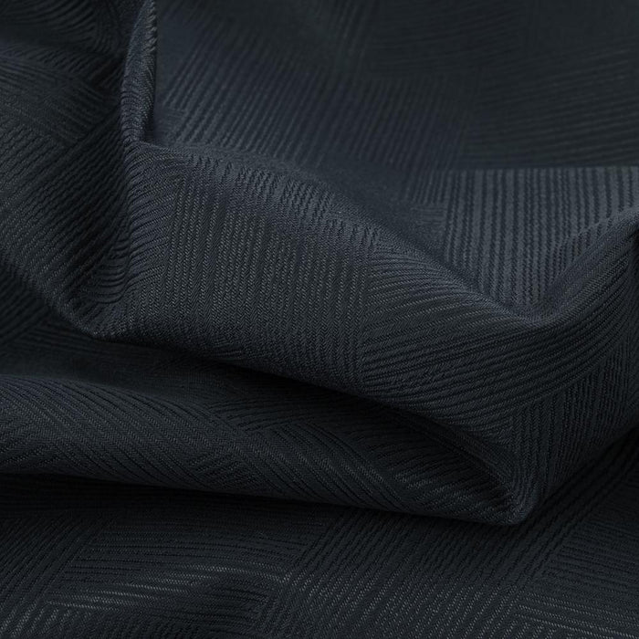 RT Designers Collection Barron Two Pack Premium Grommet Curtain Panel 54" x 84" Charcoal