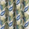 RT Designer Collection Brazil Printed Blackout Luxurious Decorative Grommet Curtain Panel 54" x 90" Blue