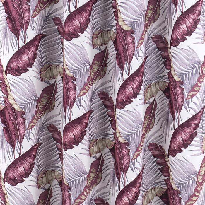 RT Designer Collection Brazil Printed Blackout Luxurious Decorative Grommet Curtain Panel 54" x 90" Burgundy