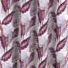 RT Designer Collection Brazil Printed Blackout Luxurious Decorative Grommet Curtain Panel 54" x 90" Burgundy